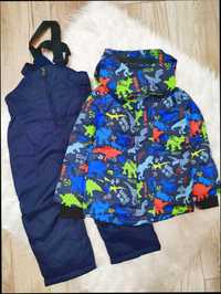 Зимний комплект: зимняя куртка и штаны p."92-104" мальчику Комбинезон