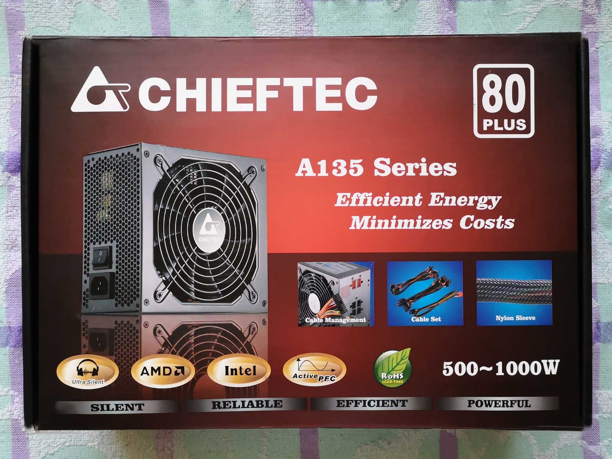 Блок живлення - Chieftec APS-850C - напівмодульний 850 Ват