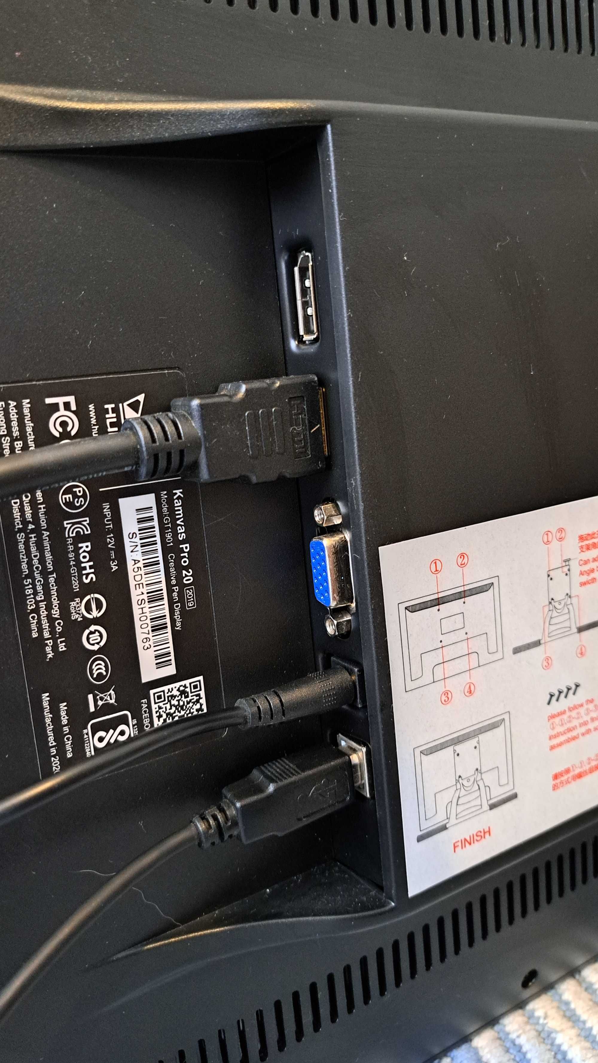 Mesa Digitalizadora HUION kamvas Pro 20 2019
