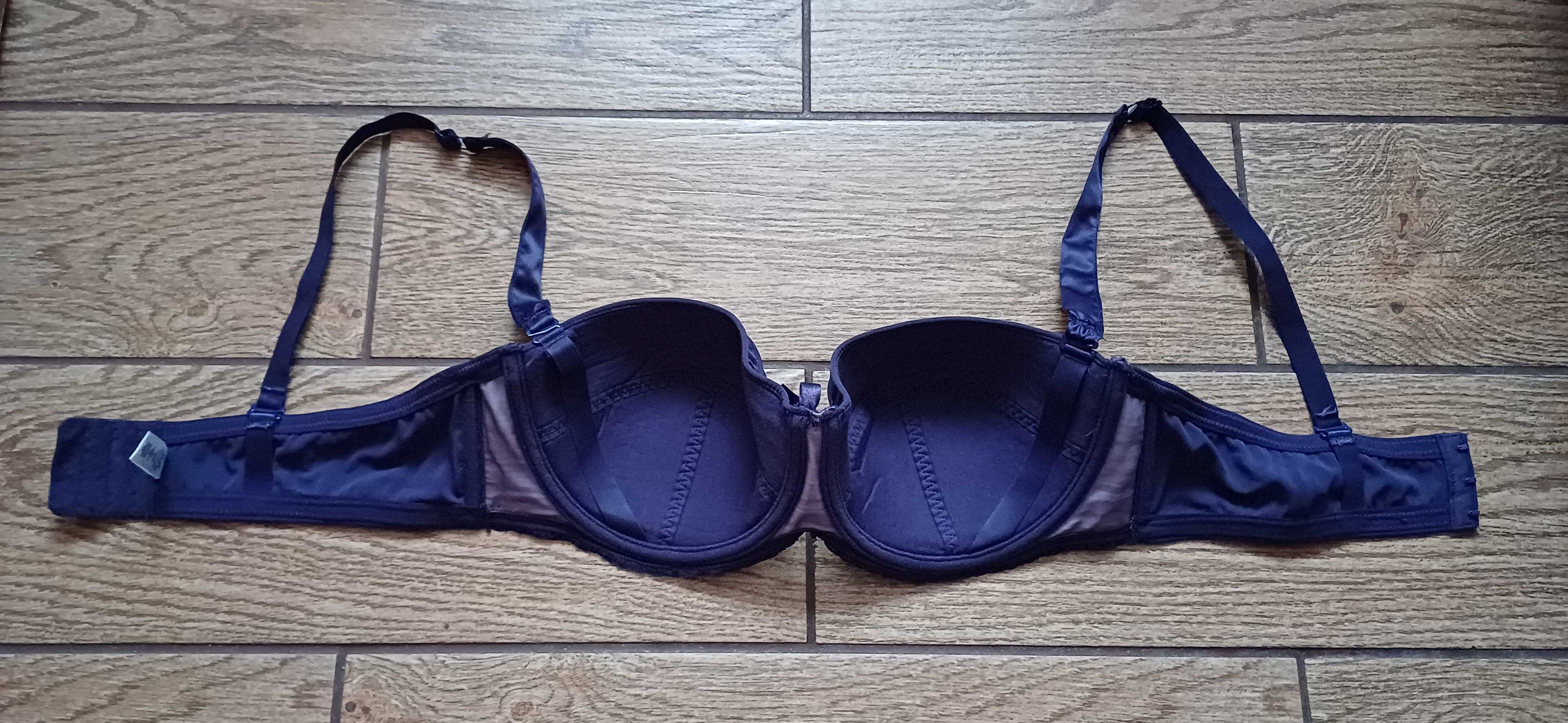 Fioletowy# śliwkowy biustonosz Miriale Luxury r. 90 C