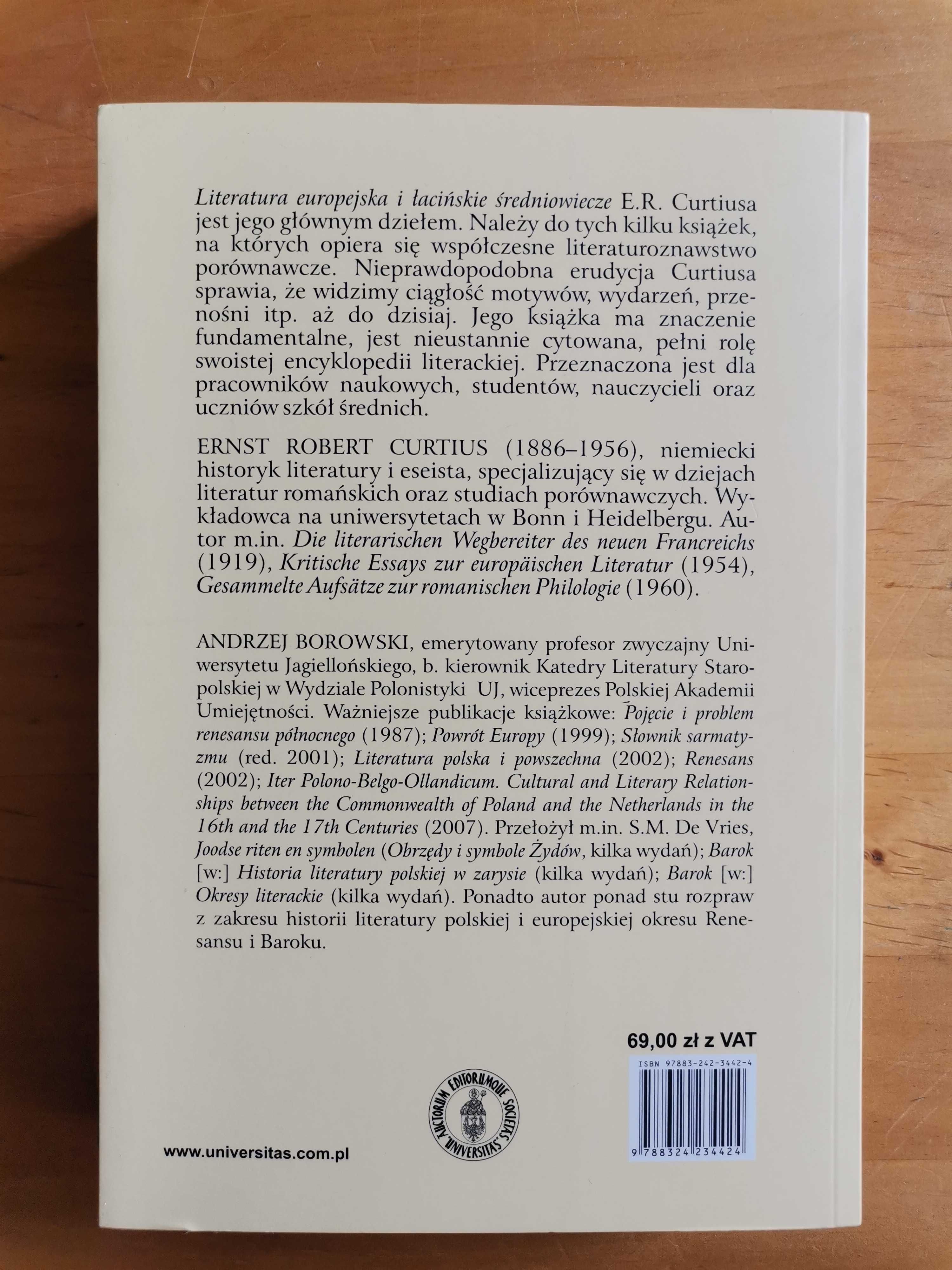 Ernst Robert Curtius, Literatura europejska i łacińskie średniowiecze