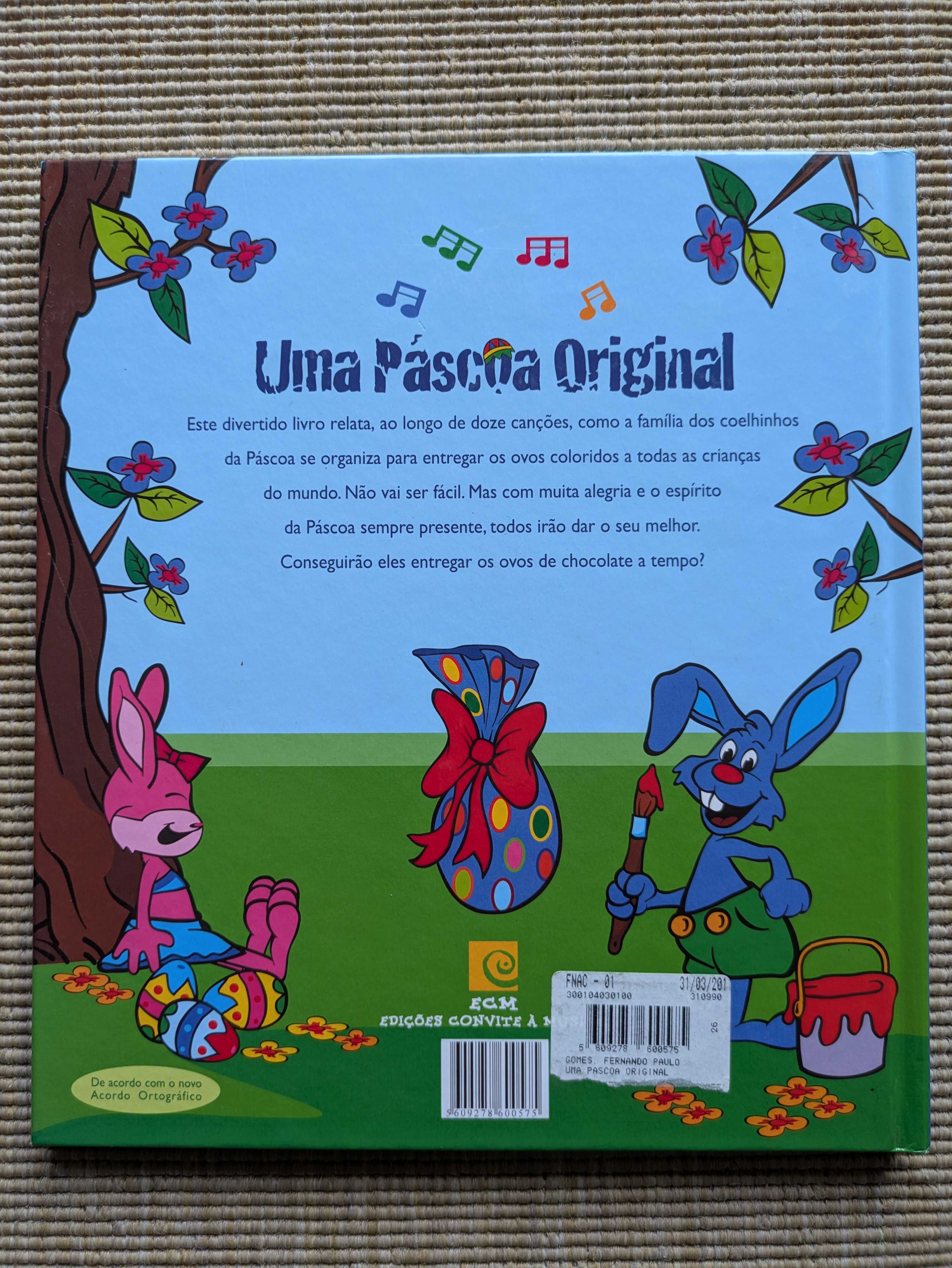 3 Livros Infantis com CD