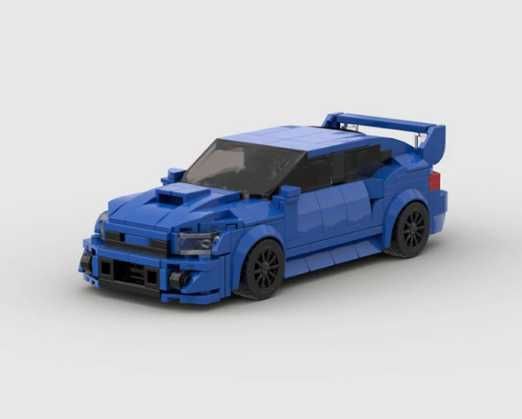Klocki na wzór LEGO Subaru WRX Autko Samochodzik Sportowy Wyścigowy