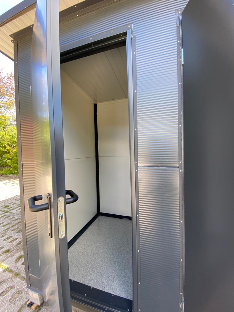 Pawilon kontener WC Sanitarny łazienka socjoany prysznice stróżówka