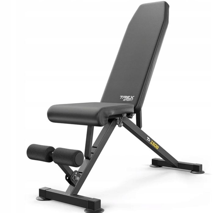 Складна тренажерна лава з регульованим нахилом Trex Sport TX-150B