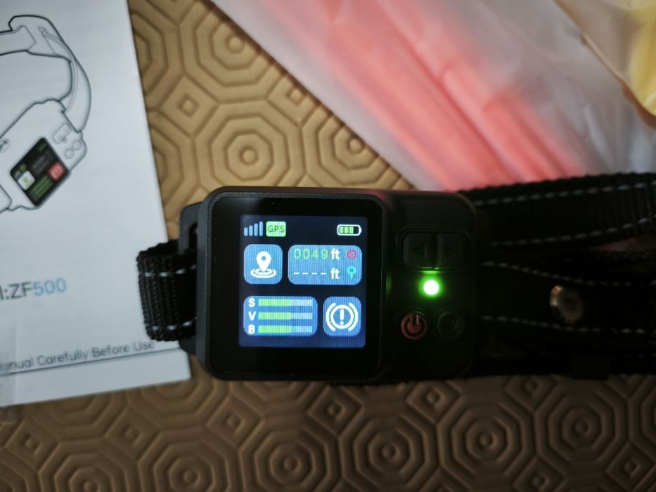 Coleira GPS treinamento ZF500