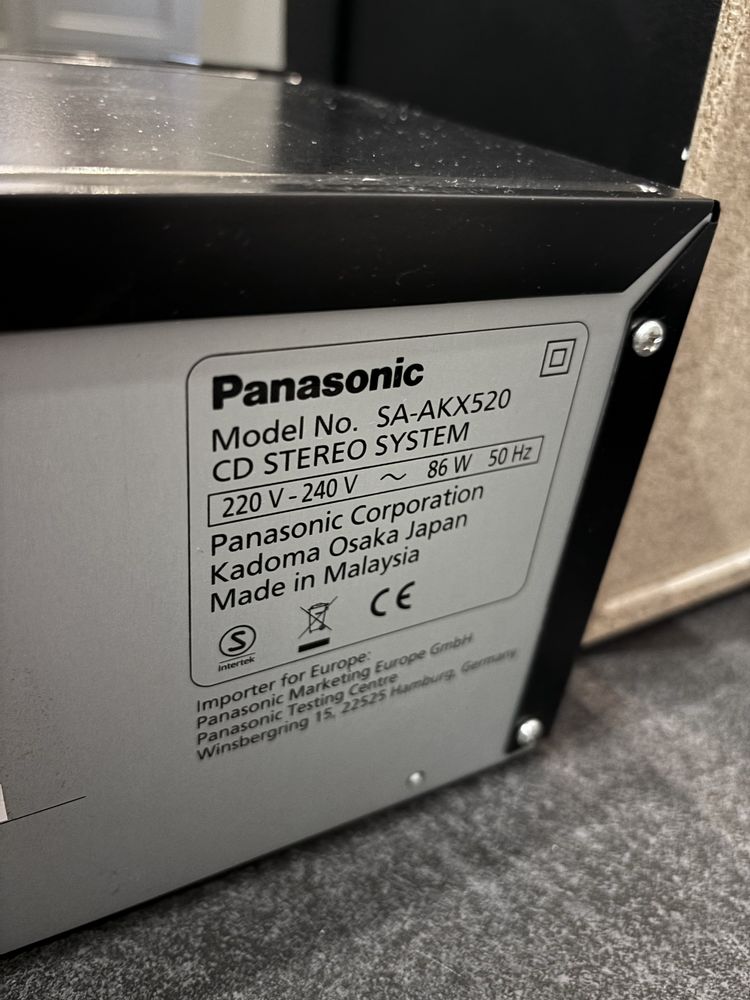 Wieża stereo Panasonic SC-AKX520E-K