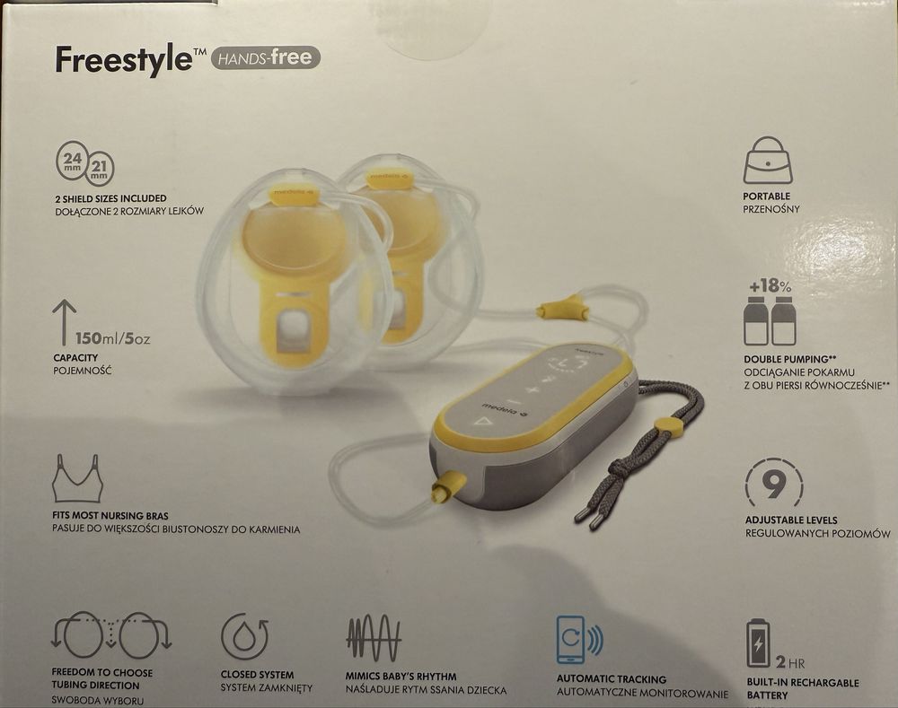 Laktator Medela Freestyle Hands Free nowy nie otwierany