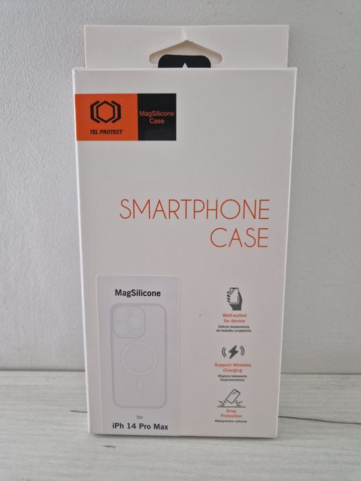 Etui TEL PROTECT MagSilicone Case do Iphone 14 Pro Max Przezroczysty