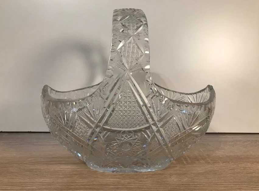 Koszyk, koszyczek kryształ kryształy PRL