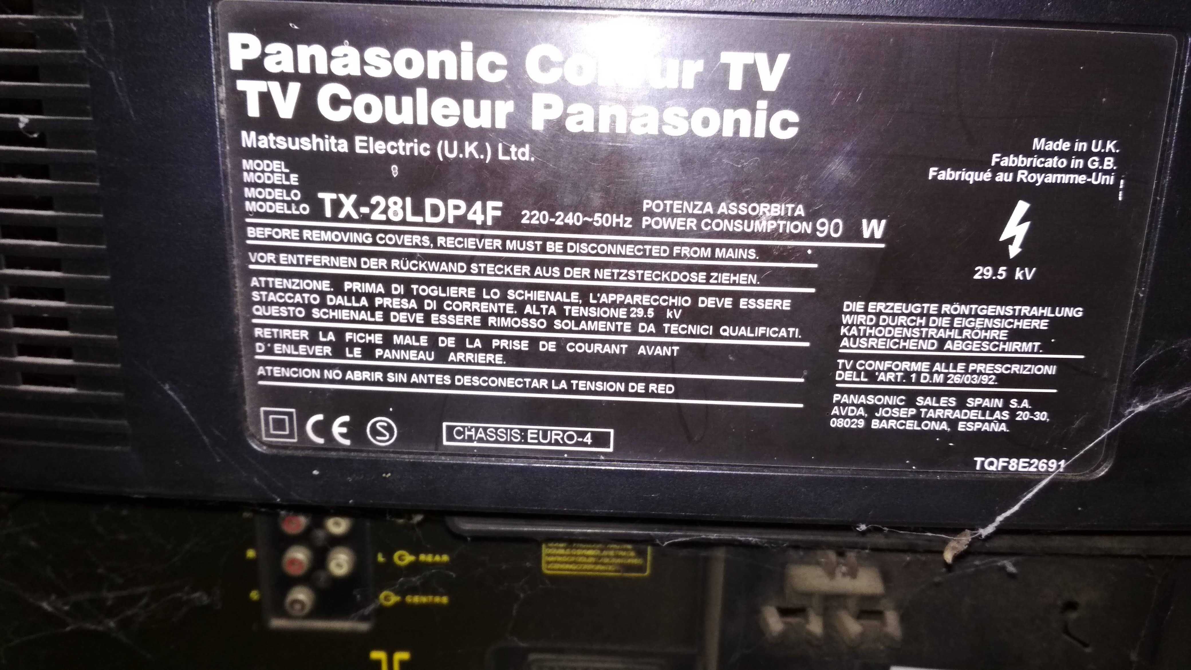 Телевізор кінескопний Panasonic tx28ldp4f