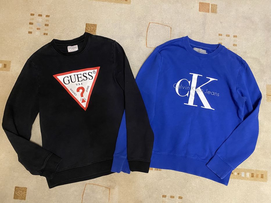 Свитшоты Guess, Calvin Klein, унисекс