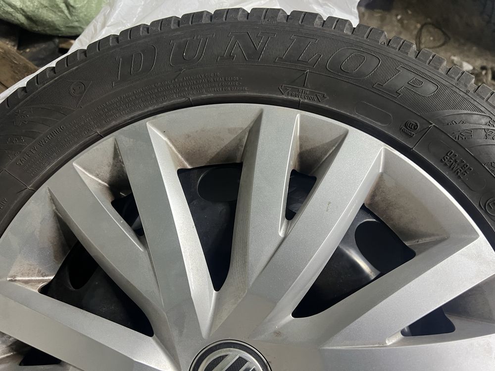Продам Пара Continental пара Dunlop 205/55/r16 зимові шини з дисками