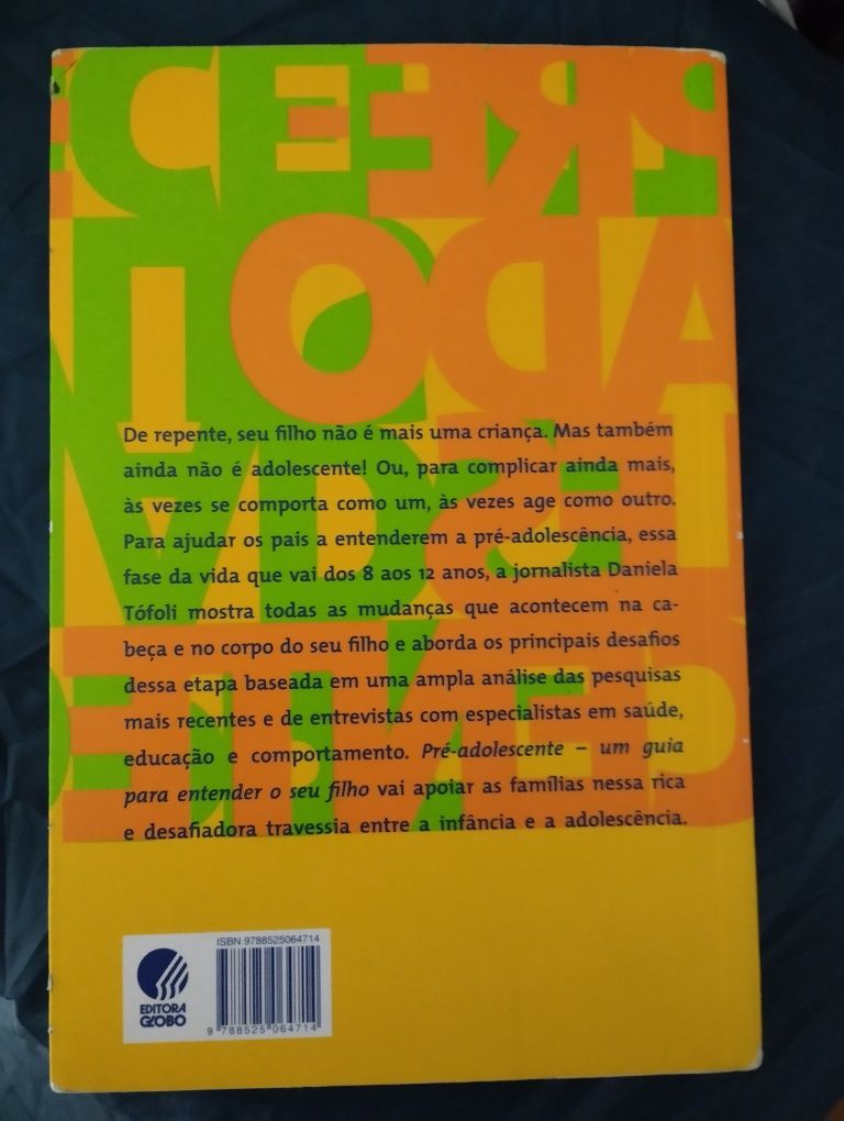 Livro para pais de pré-adolescentes.