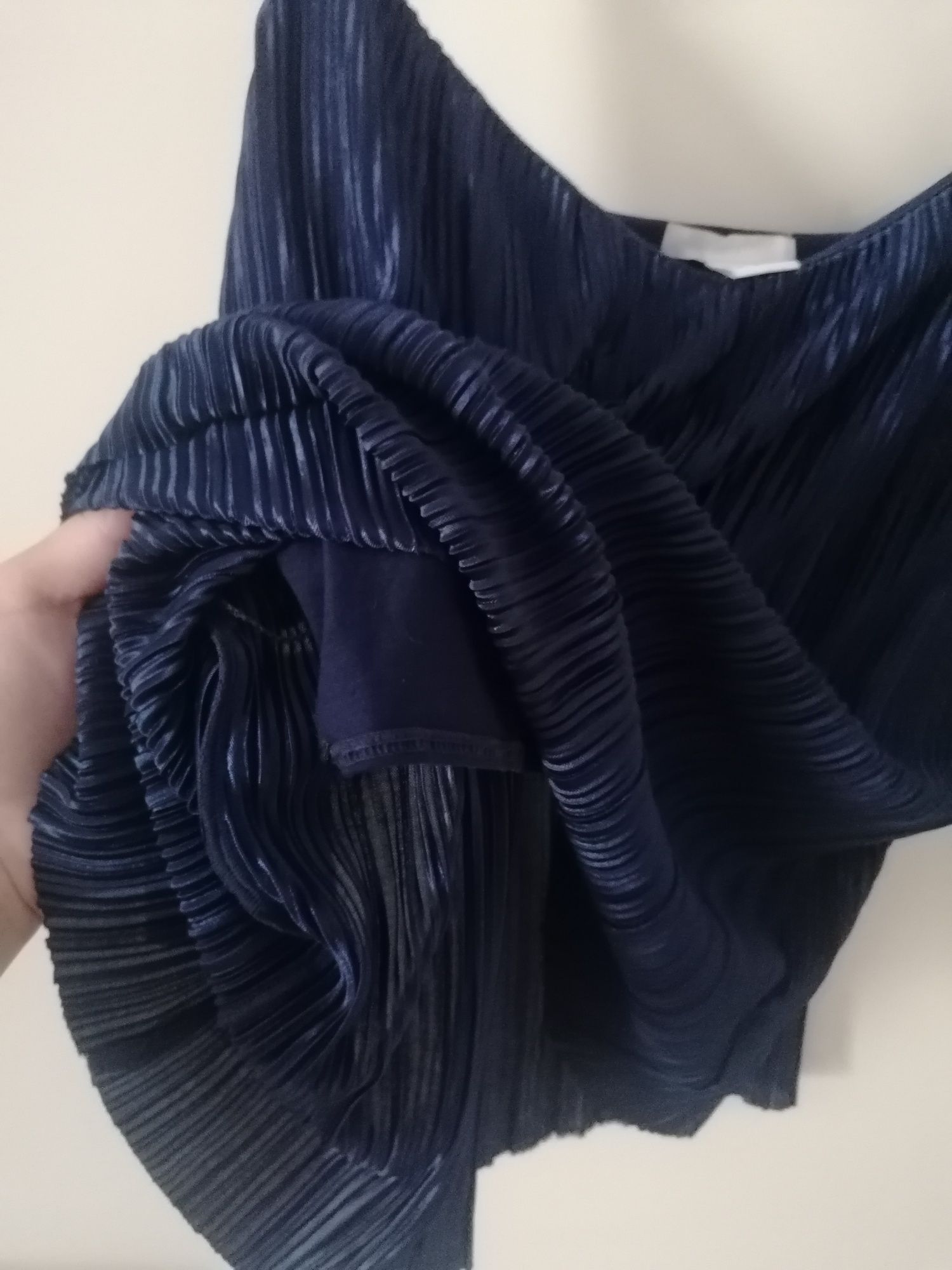 Granatowa bluzka na ramiączkach H&M 40 stan idealny elegancka