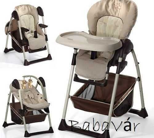 Cadeira refeições e descanso bebé (2 em 1) HAUCK