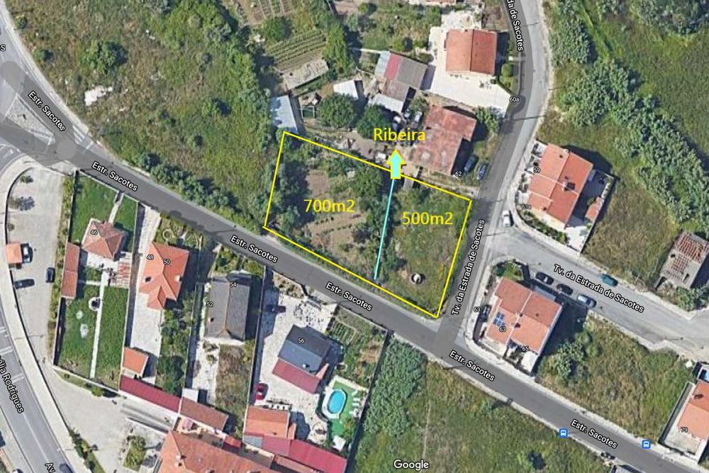 Terreno Urbano 1100 m2