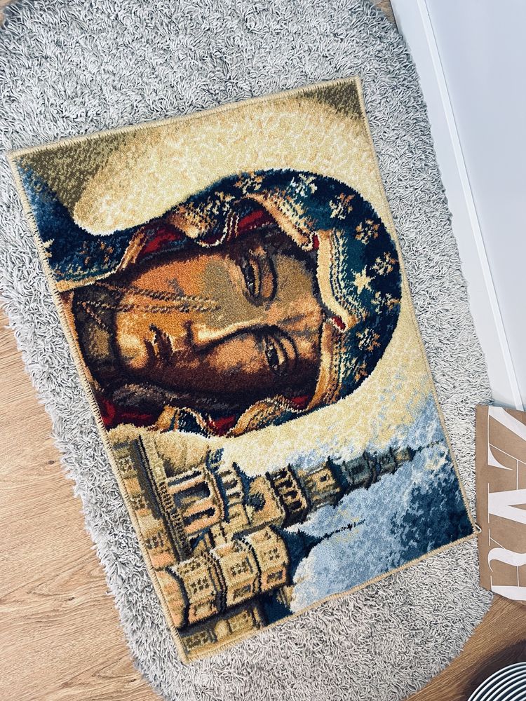 Obraz matki boskiej czestochowakiej czarna madonna dywan