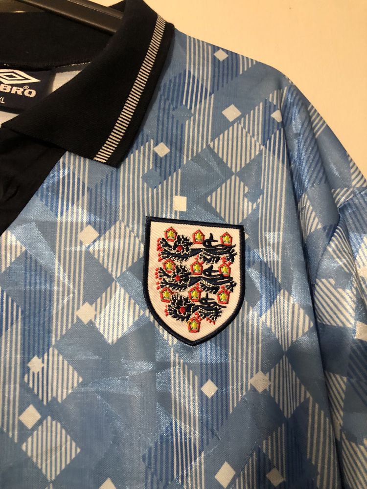 Anglia England koszulka piłkarska retro Umbro