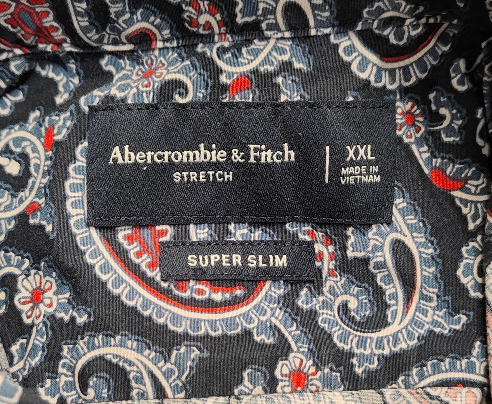 Wr) ABERCROMBIE&FITCH oryginalna koszula wzorzysta Roz.XL