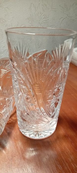 Продам 2 хрустальних стакана 180г