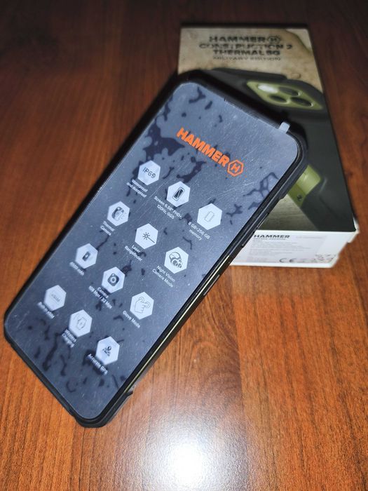 Smartfon Hammer Construction 2 Thermal 8 GB/256 GB 5G Military Edition