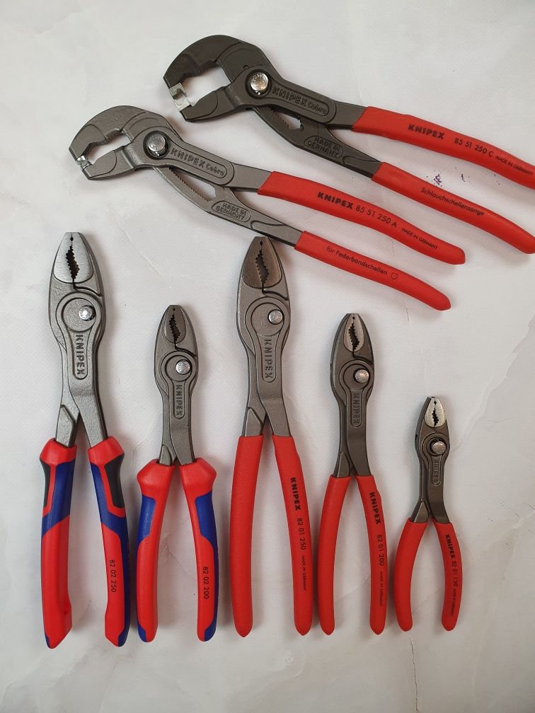 Клещи knipex TwinGrip. Щипцы для хомутов knipex.