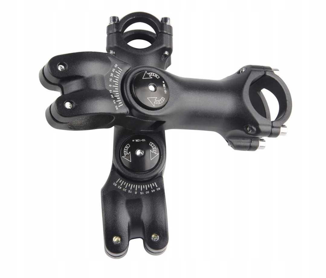Mostek wspornik kierownicy rowerowy regulowany kąt 0-60° 31.8x120mm