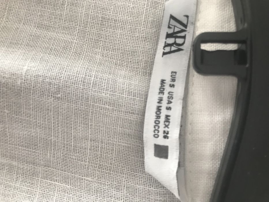 Koszula oversize Zara S len