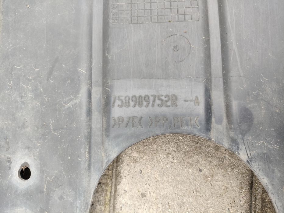 Захист бампера Рено Зоя Renault Zoe захист мотора