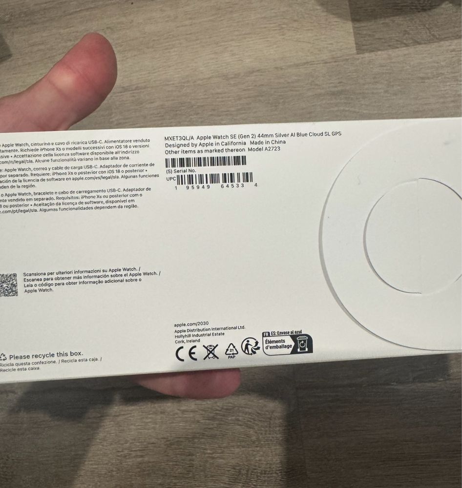 Apple Watch SE 44mm (SELADO)