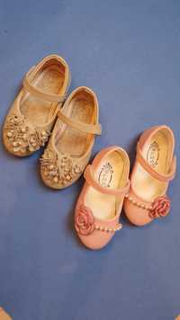 Праздничные туфли на девочку, размер 23 и 25
