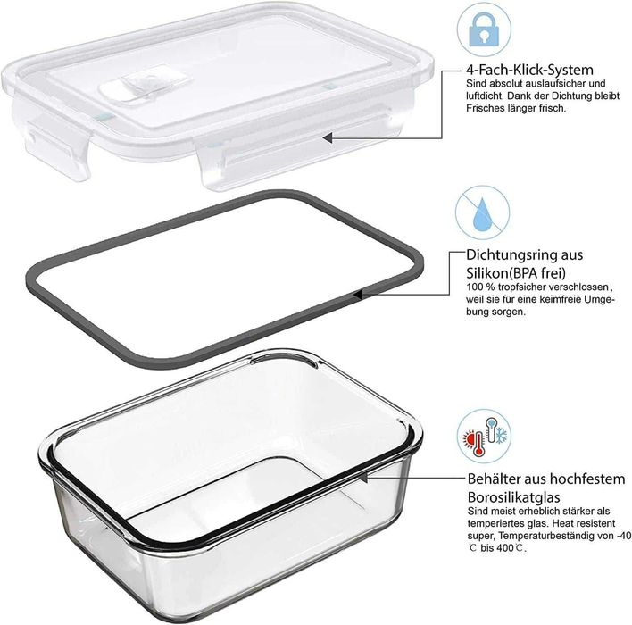 Pojemnik na żywność z torbą - 1 sztuka