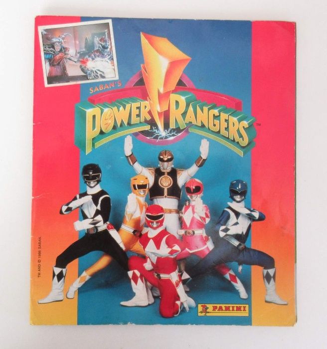 Caderneta INCOMPLETA "Power Rangers"