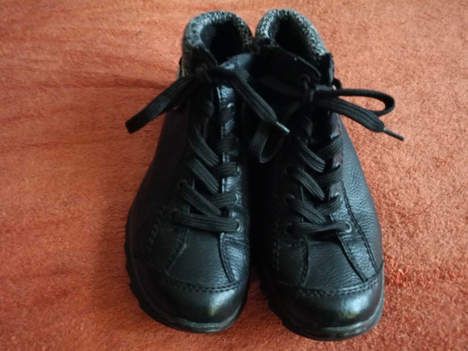 RIEKER ANTISTRESSS Ocieplane roz38 24cm Skóra Nowe Okazja