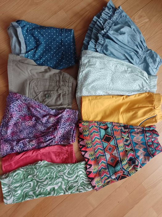 Paka zestaw ubrań 50 sztuk dziewczynka 152