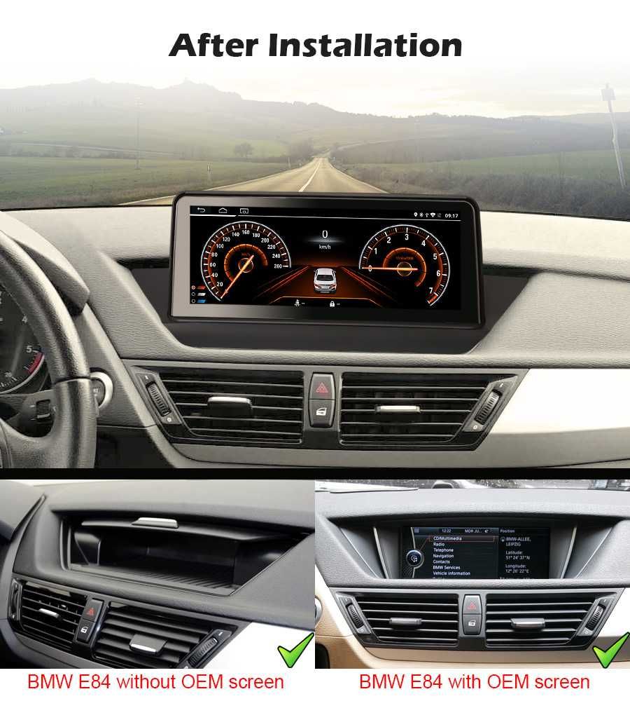 CarPlay Android BMW X1 E84 CIC Radio FM DAB+ Opcja GPS WiFi 4G USB MP3
