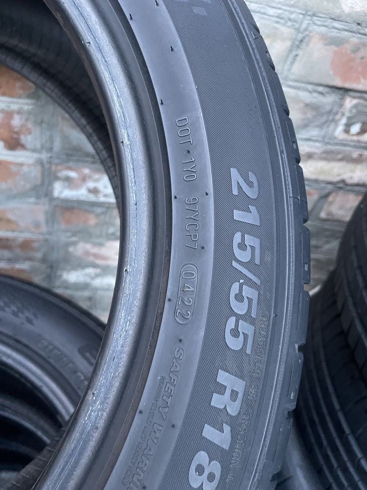 Резина Літо б/у Kumho 215/55R18