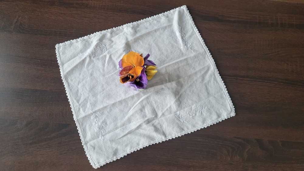 Beżowa serwetka styl rustykalny 44x39 cm