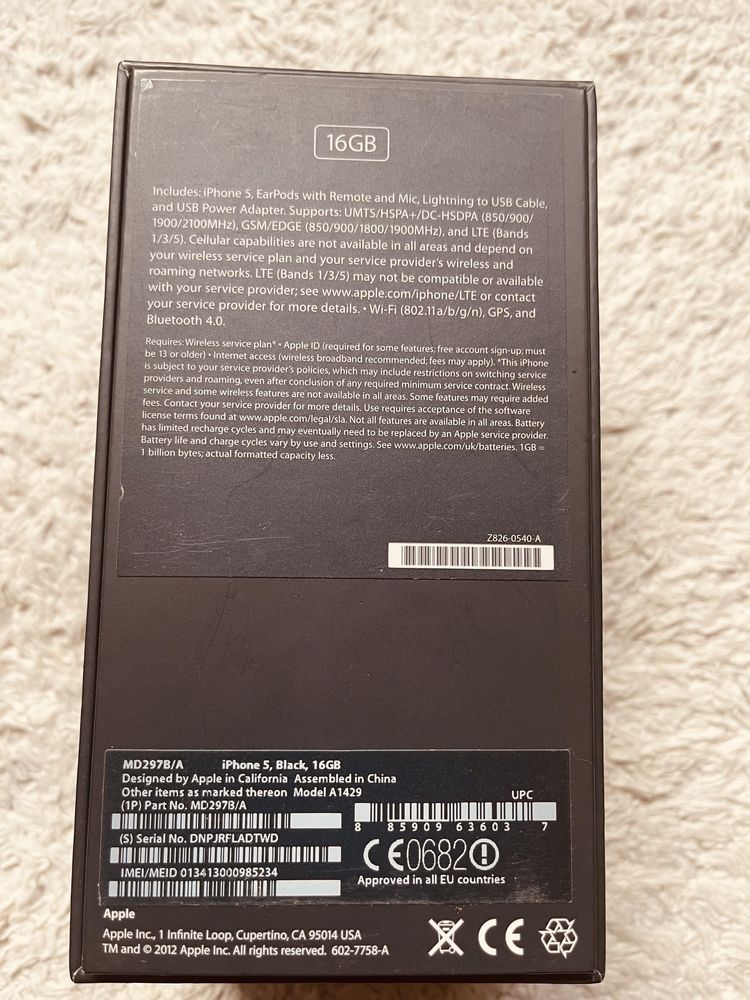 iPhone 5 czarny 16 GB