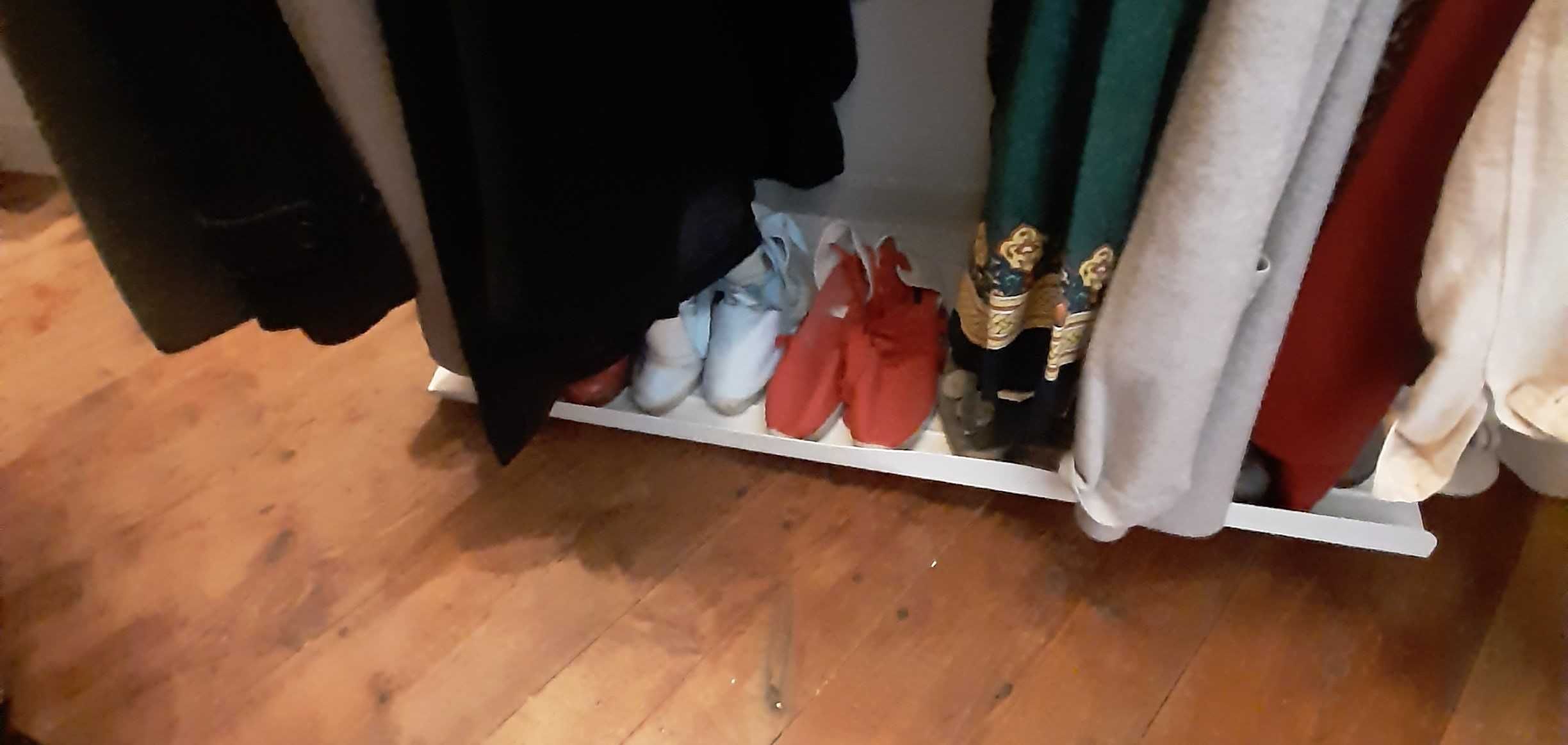 Sistema de roupeiro aberto IKEA, como NOVO