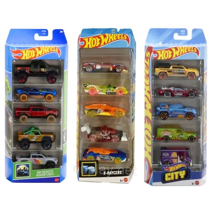 Машинка hot wheels  хот вілс набір з 5 шт