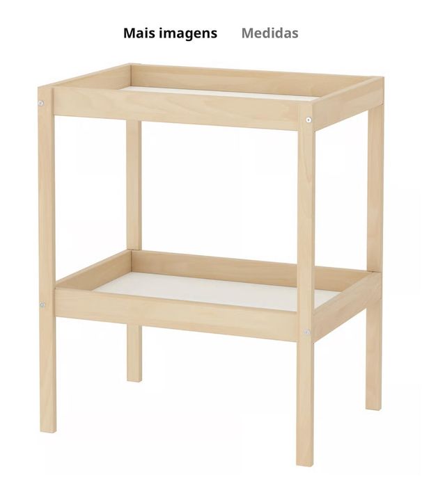 Trocador IKEA com muda fraldas