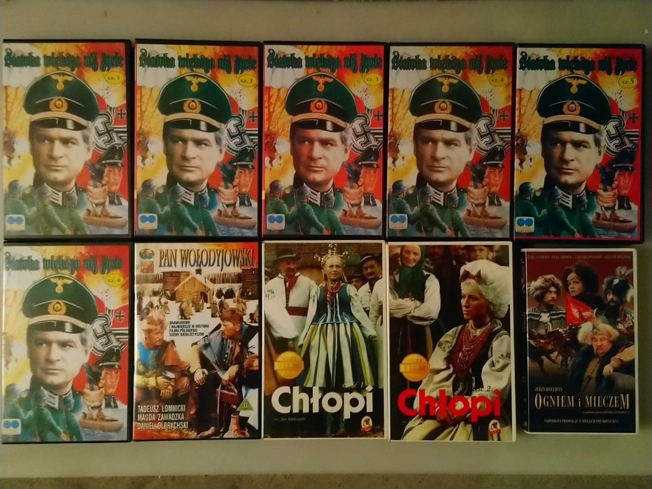 Filmy z dubbingiem na kasetach VHS