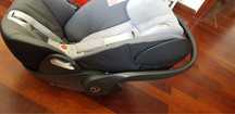 Ovo Cybex cloud que permite reclinar com capas de algodão incluídas
