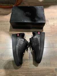 Supreme x Nike Air Force 1 Black Low Shoes EU 38