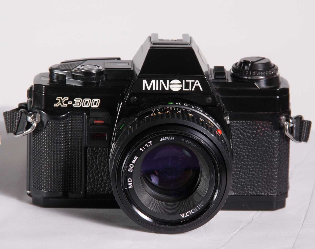Minolta X300 c/50mm F-1,8 MD Analógica