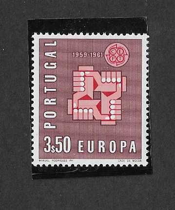 Selo novo de 3.50 escudos. Portugal 1961