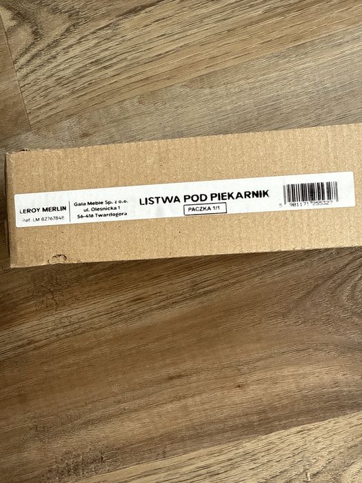 Listwa pod piekarnik