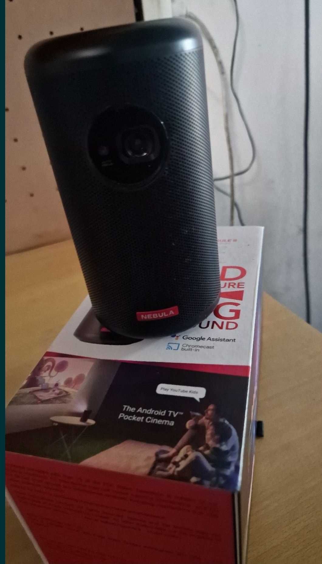 Mini Projetor HD NebulaCápsula II | Portatil c/ bateria